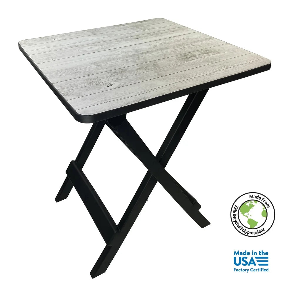Adjustable Height Portable Folding Camp Side Table Lightweight Stowable Outdoor Indoor Picnic Tailgating Pool Party RV Use