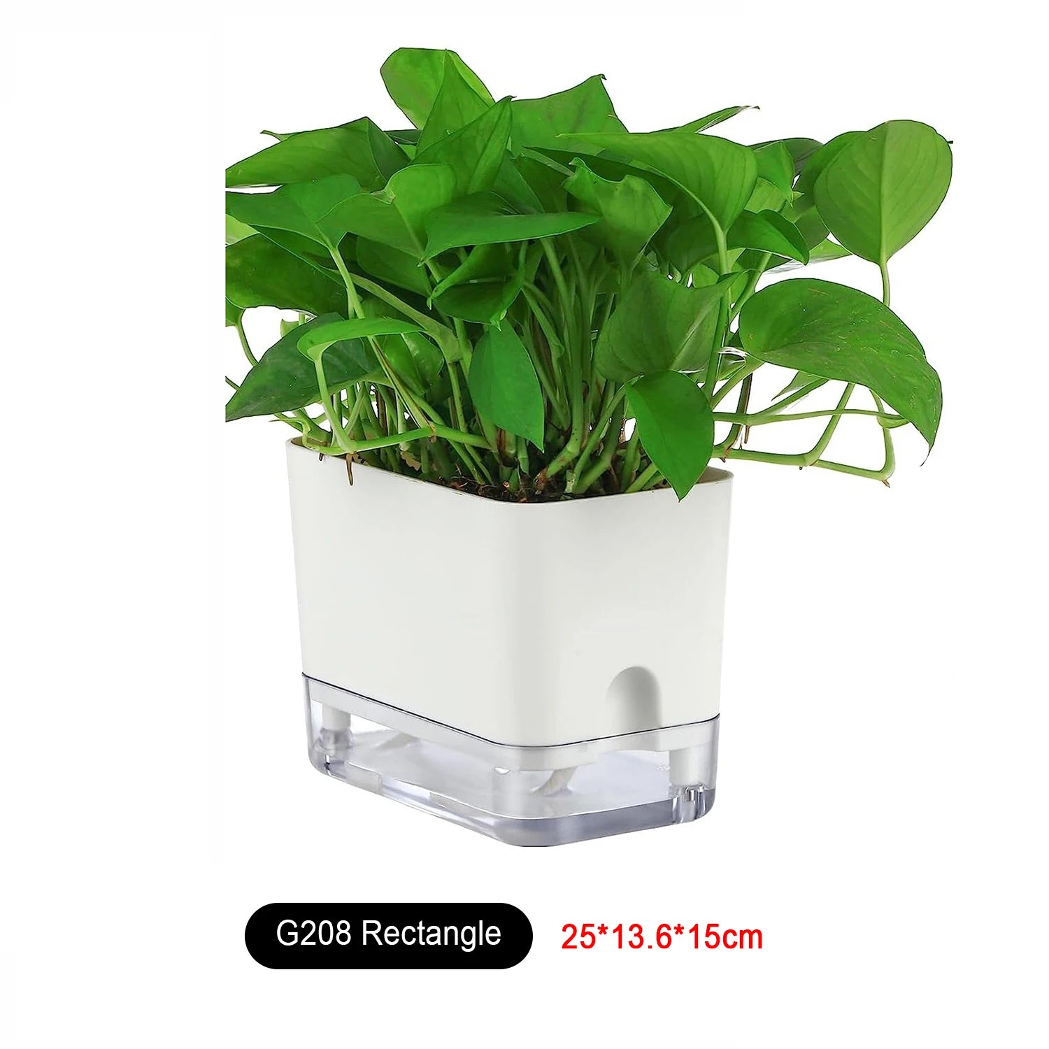 New Self Watering Plant Pot Magnetic Plastic Self-absorbent Cotton Rope Flowerpot For Double-deck Lazy Plant Pot Garden Supplies