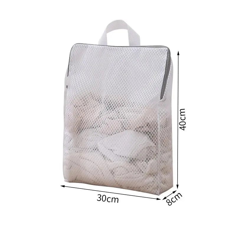 Upgraded Laundry Hand Bags Reusable Washing Machine Clothing Care Wash Bag Mesh Net Bra Socks Lingerie Underwear Laundry 2030