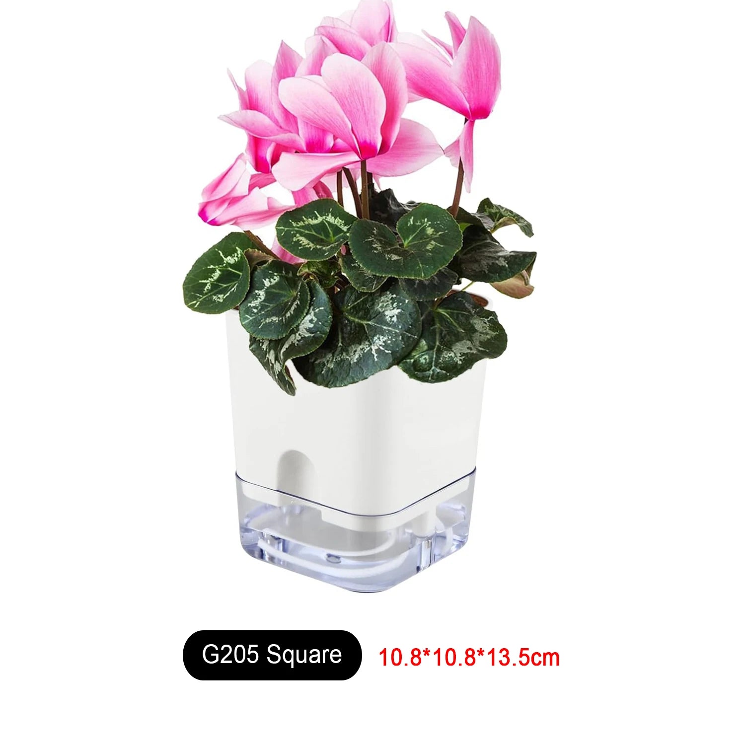 New Self Watering Plant Pot Magnetic Plastic Self-absorbent Cotton Rope Flowerpot For Double-deck Lazy Plant Pot Garden Supplies