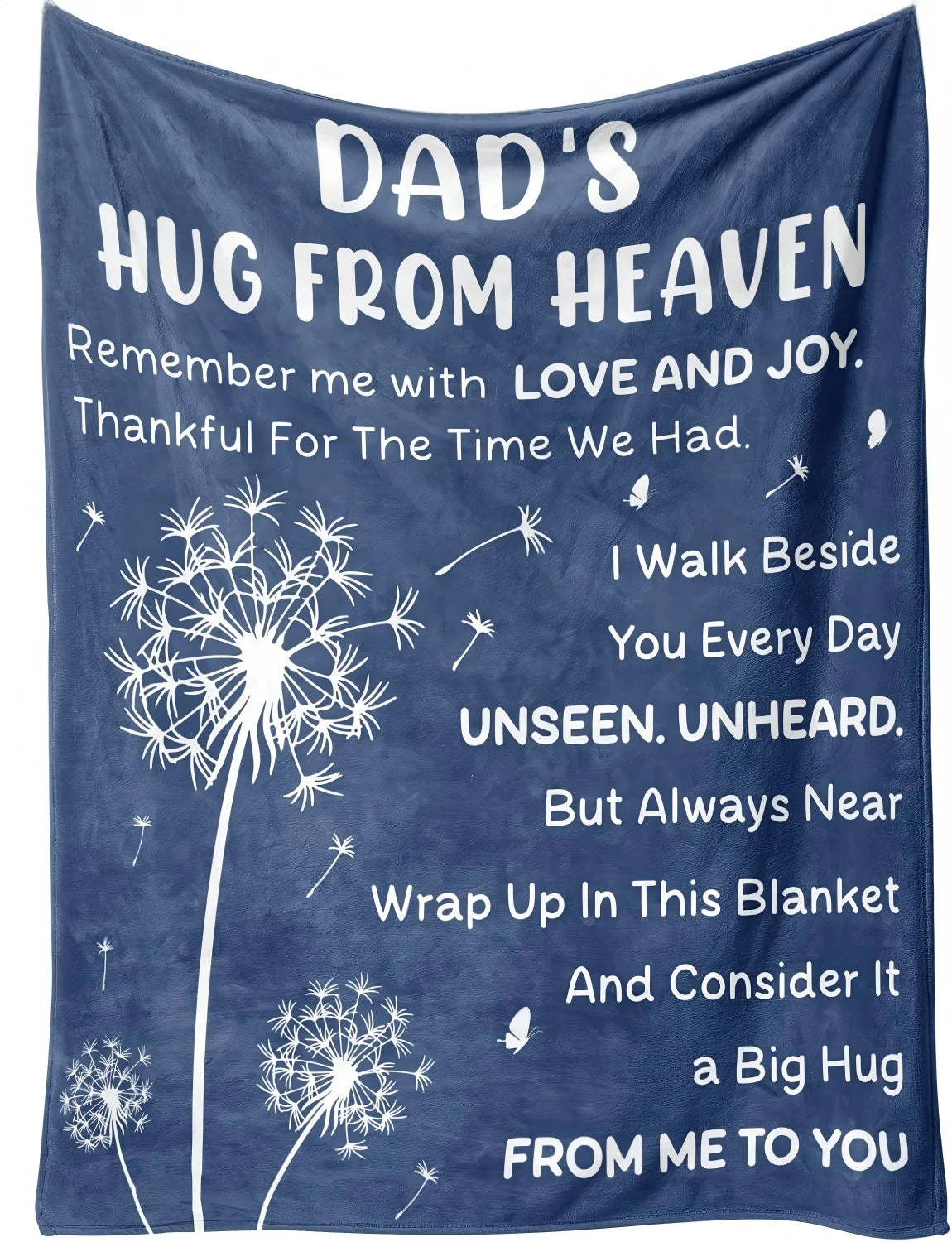 Gift blanket to Dad fathers day Birthday Anniversary gift blankets for Dad Mom Wife Nap Reading camping Watch TV four season use